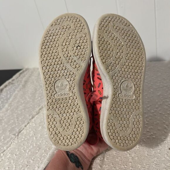 ADIDAS The Simpsons x Stan Smith J 'Donut Sprinkles Shoes Sneakers Kid's size 13 - Picture 8 of 10